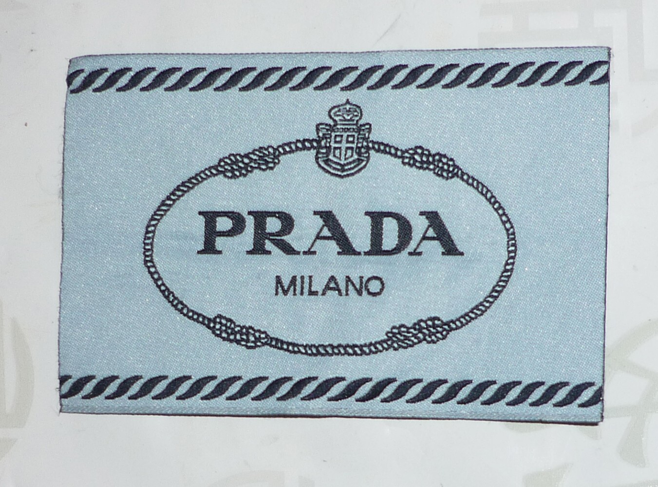 PRADA Logo Tag LABEL Replacement patch, 3