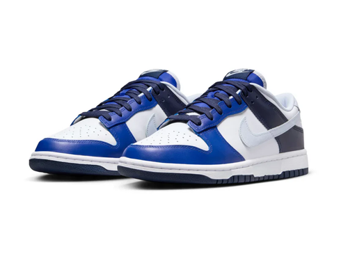 Мужские кроссовки Nike Dunk Low White/Football Grey-Game Royal (FQ8826 100)