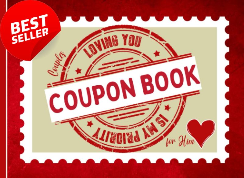 Couples Coupons, Love Vouchers, Romantic Gifts for Him, Anniversary, Birthday