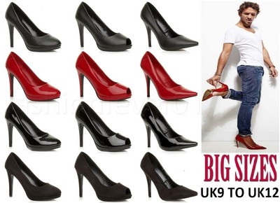 womens high heels in men's sizes