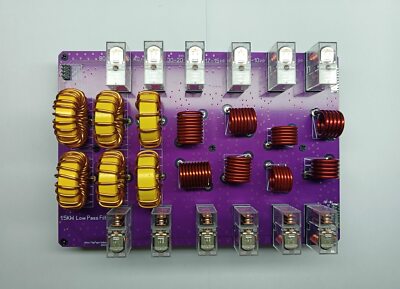 High Power 1.8-540MHZ 1500W HF Low Pass Filter Short Wave Filter Radio