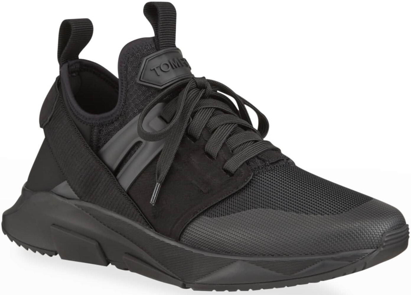 スニーカー TOM FORD Men Sneakers Black J1368LCL123N 3NW02 Tom Ford Men's Jago Designer Trainer Sneakers Mesh Shoe