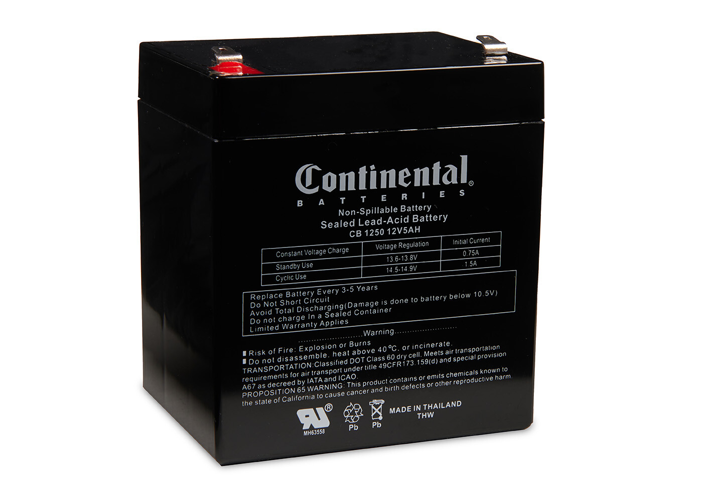 12 Volt 5 Amp Hour Security Alarm Battery | eBay