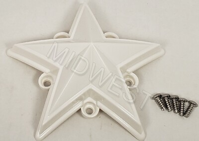 KMC XD Series XD775 Single New XDSTAR-WT White Replacement Star With Screws