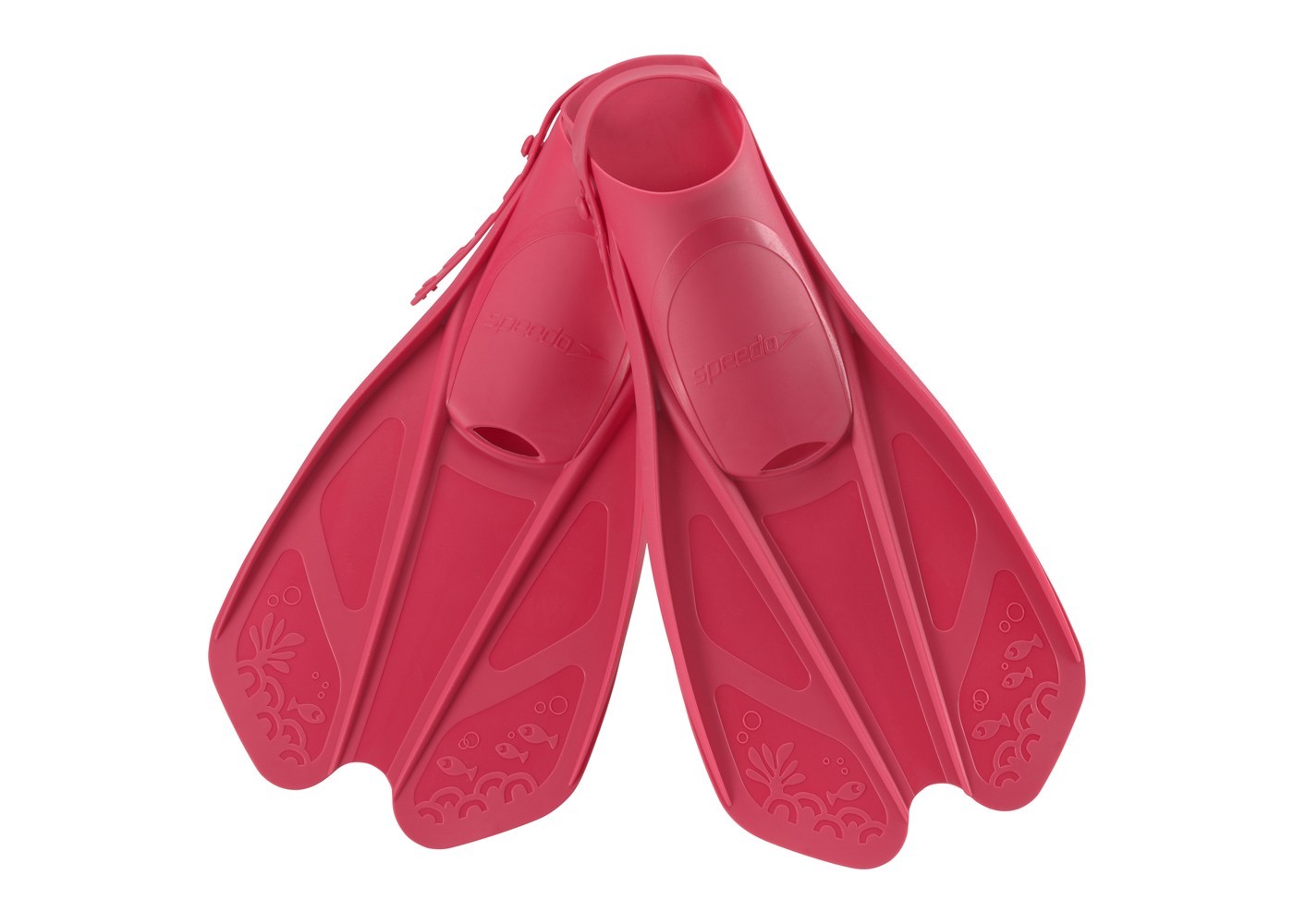 Speedo Kids Snorkel Mask Fins Set Pink Sea Seeker Ages 3-8 L/XL Shoe Size 2-4