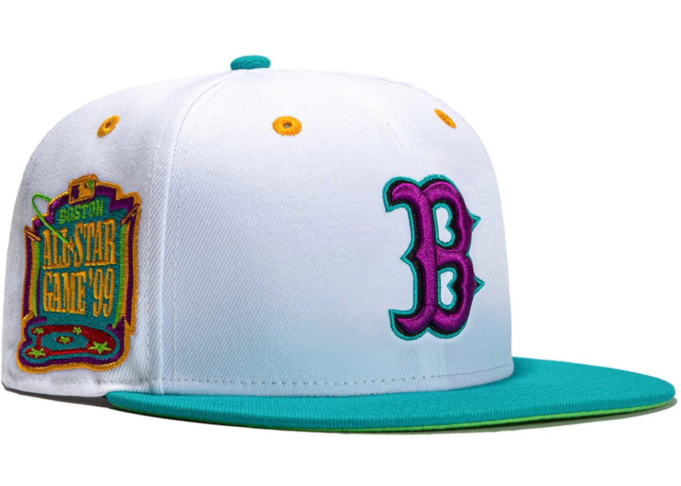 Мужская приталенная кепка New Era 59 FIFTY 7 7/8 Boston Red Sox с нашивкой на матч всех звезд 1999 года