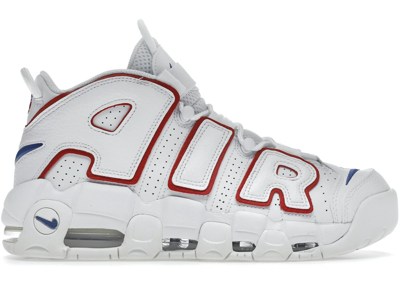 AIR MORE UPTEMPO ‘96 Nike Air More Uptempo 96 Electric Black Bright Crimson Blue
