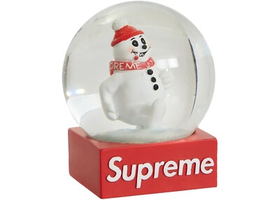 Supreme FW21 Snowman Snowglobe Red Brand New 100% Authentic Christmas Open Box