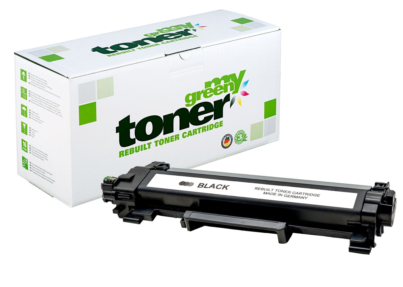 my green Toner für brother TN-2510 XL Schwarz - ca. 3000 Seiten TN2510XL black