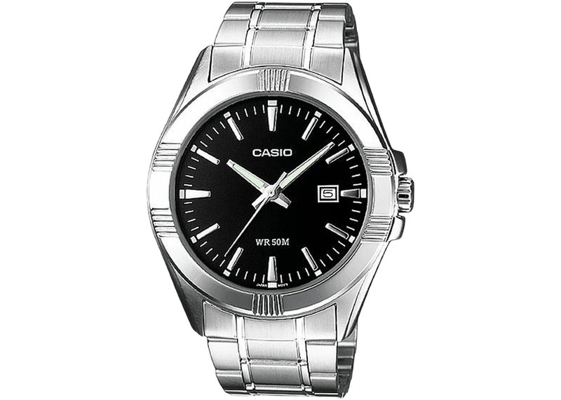 Montre Homme Casio Mtp-1308d-1avdf Acier Inoxydable Noir Classique