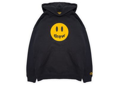 Drew House Black Deconstructed Mascot Hoodie Size Large - Brand New 