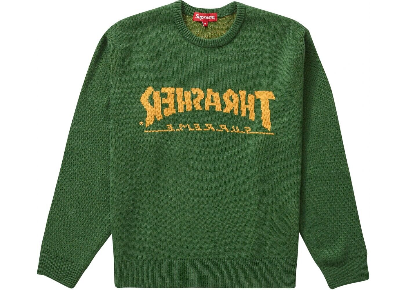 Supreme Thrasher Sweater Green FW21 Size M BRAND NEW | eBay Supreme Thrasher Sweater Green FW21 Size M BRAND NEW | eBay