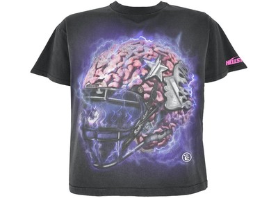 Hellstar Powered By The Star Black Tee SIZE L 100% AUTHENTIC