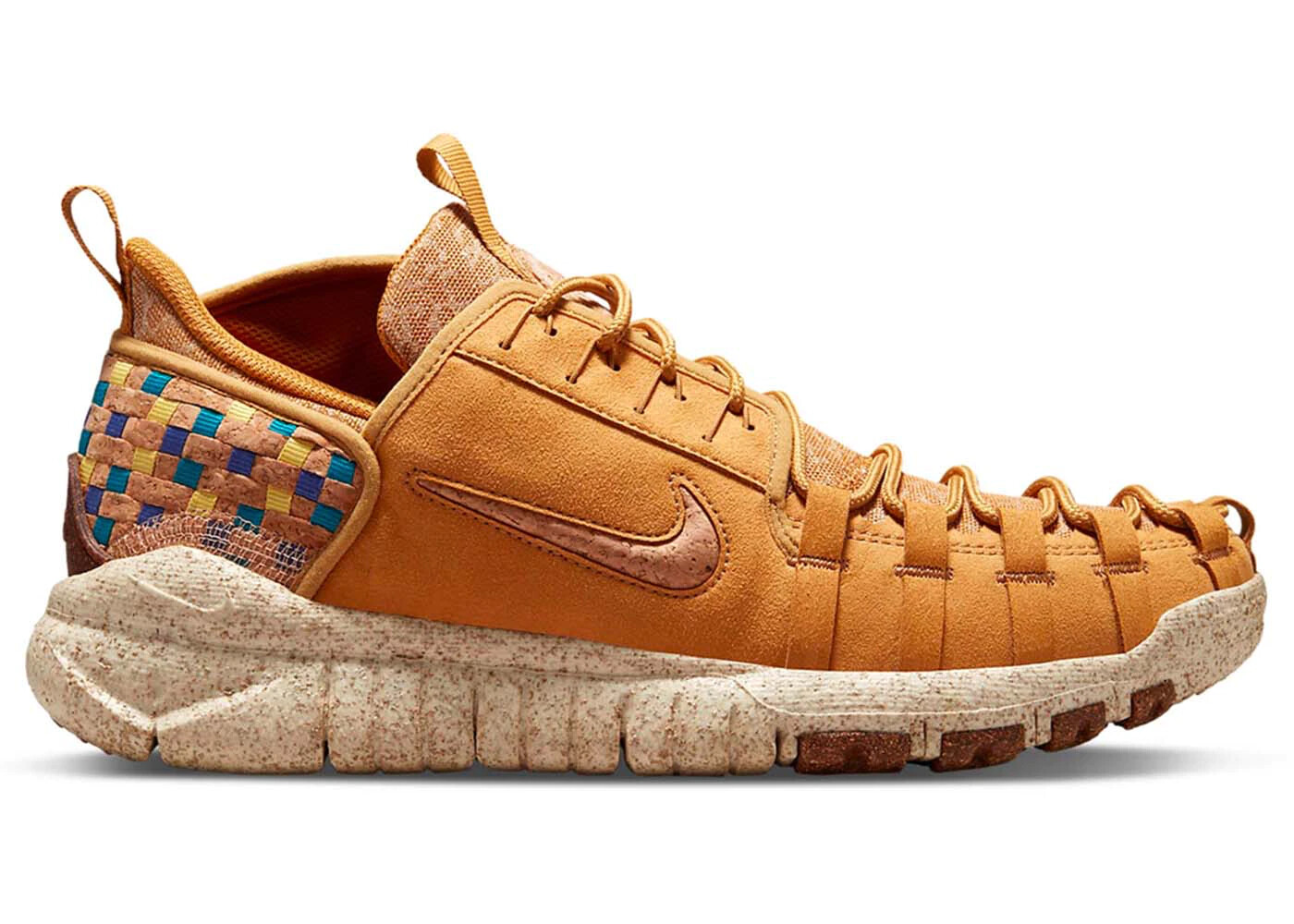 

Мужские кроссовки Nike Free Crater Trail Moc SP N7 Wheat Woven Brown DM3256-700 размер 15, Коричневый, Nike Free Trail