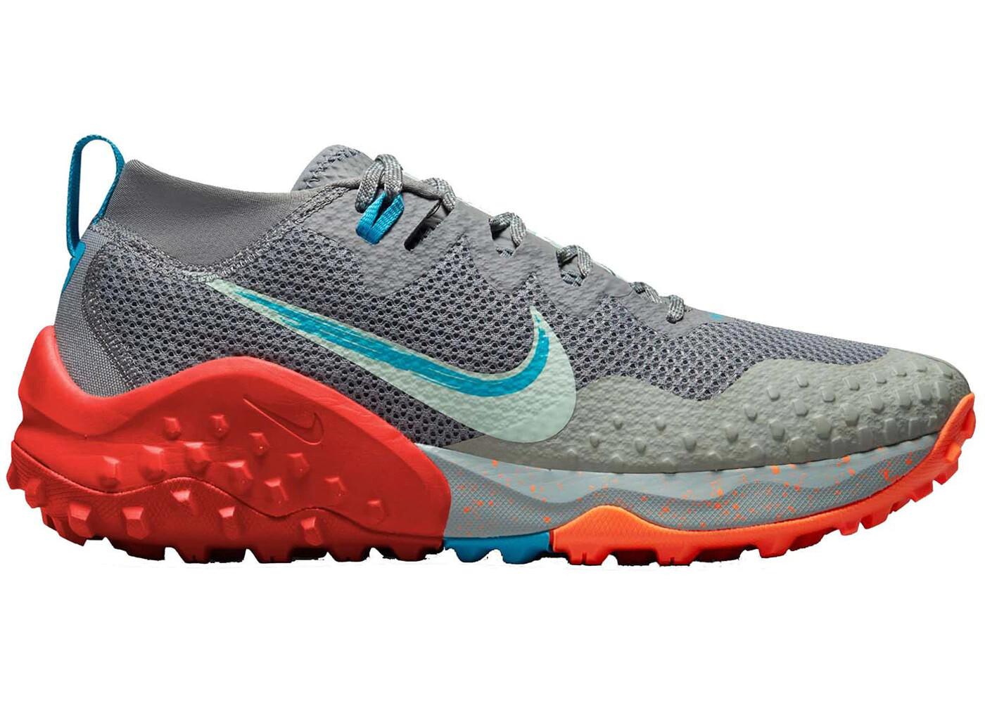 

Мужские кроссовки Nike Wildhorse 7 Smoke Grey Mint Foam CZ1856-003 размера 10 для бега по пересеченной местности и пешего туризма, Серый, Nike Wildhorse 7
