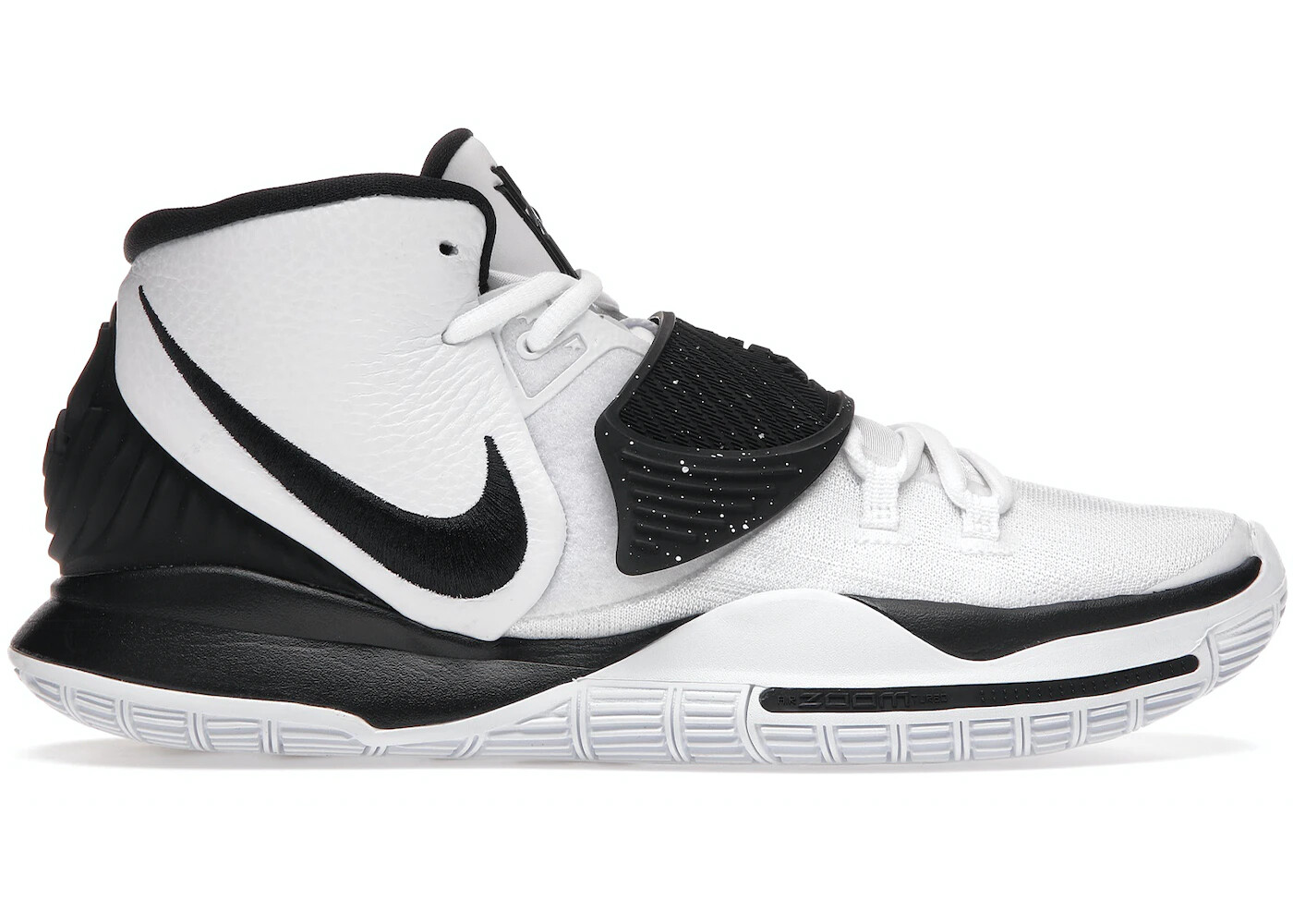 Мужские смокинг Nike Kyrie Irving 6 ТБ белый черный Oreo Panda CK5869-101 размер 14, Nike Kyrie 6