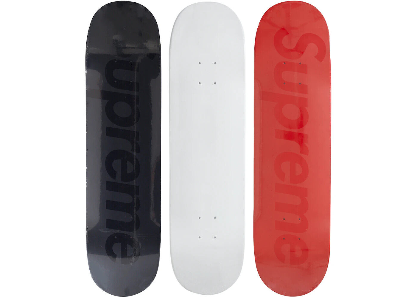 Supreme SS23 Tonal Box Logo Skateboard Deck Set of 3 Supreme SS23 Tonal Box Logo Skateboard Deck Set of 3