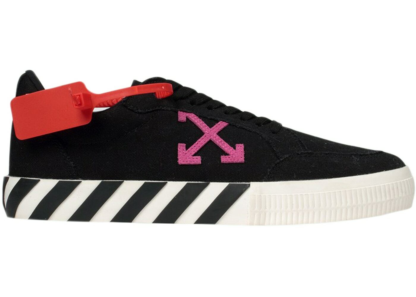 Pre-owned Off-white Vulc Low Black Violet Ss20 Size 11.5. Omia085r20d330501029 In Purple