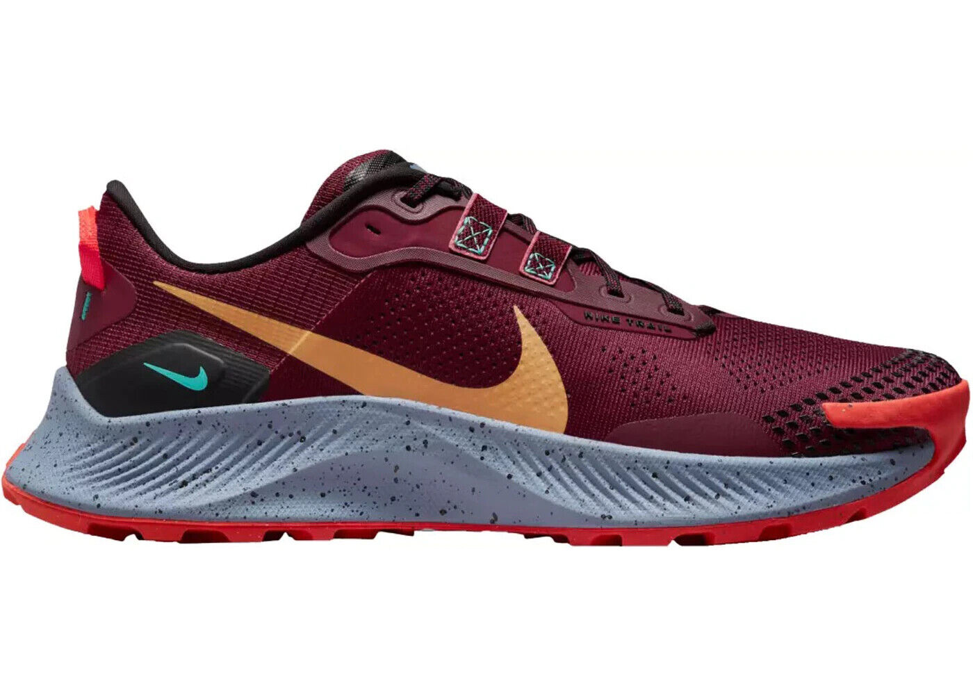 

Nike Pegasus Trail 3 Dark Beetroot Red Black Gold DA8697-600 Мужские беговые походы, Красный, Nike Pegasus Trail 3