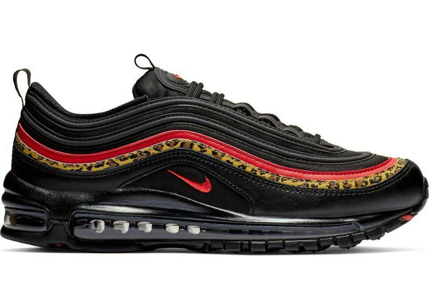 Nike ヒョウ柄 ブラック US-S DS NIKE 2018 AIR MAX 97 BLACK BV6113-001 LEOPARD 6 - 7 DUNK