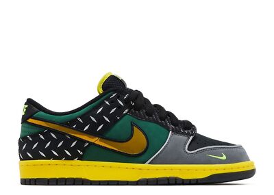 靴 NIKE DUNK LOW RETRO BTTYS Oregon Nike Dunk Low Retro Oregon Ducks BTTYS Green Yellow DV0833