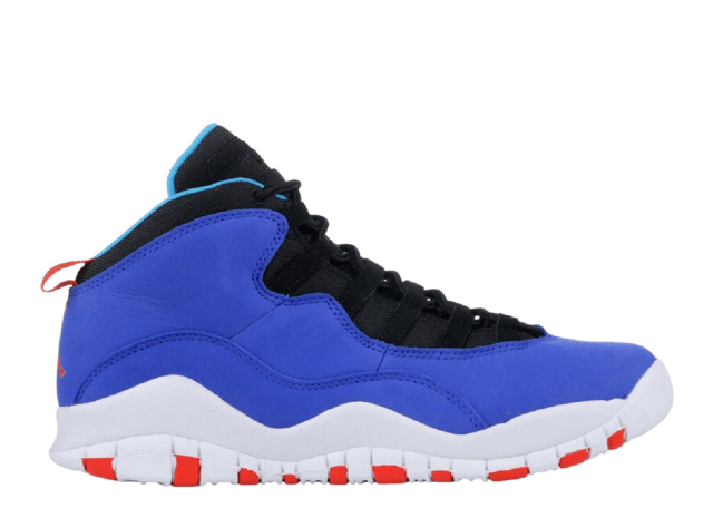 red and blue jordan 10s