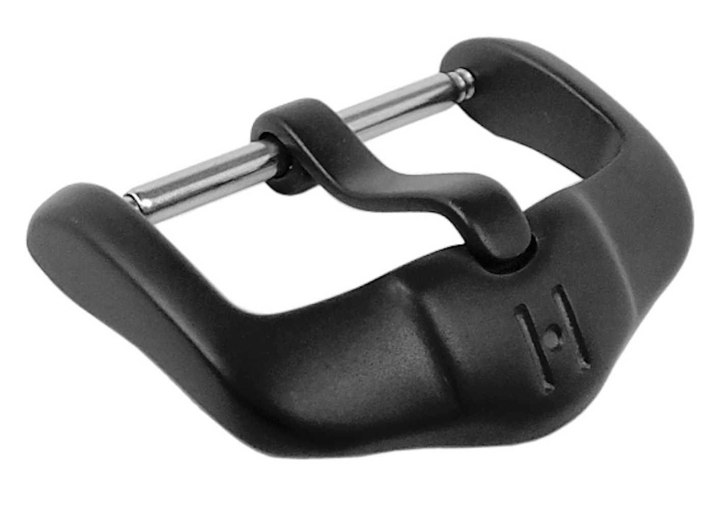 22mm Brand New Hirsch Active Black Steel with a Mat Black