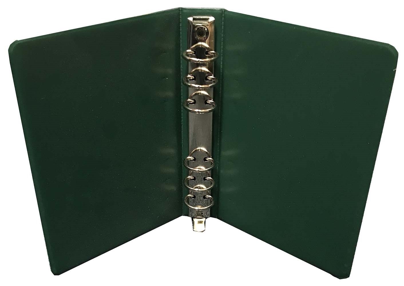 6 Ring Mini Binder For 4x65 Stamp Dealer Sales Pages Green Durable