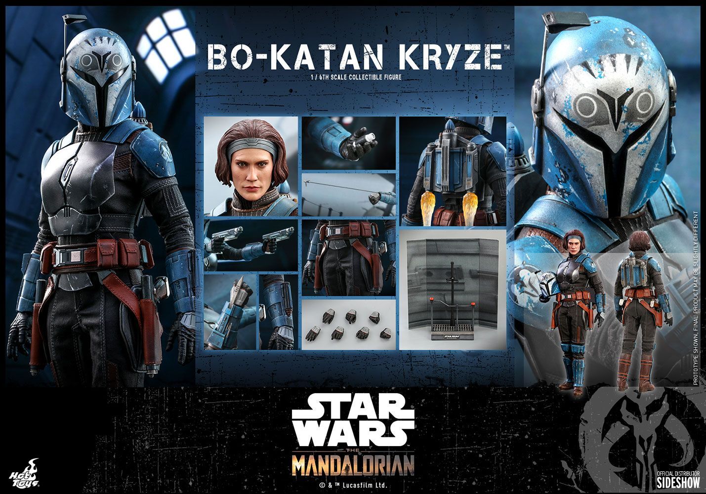 STARWARS ボ＝カターン・クライズ １／６ ホットトイズ Hot Toys Star Wars The Mandalorian Bo-Katan Kryze Sixth