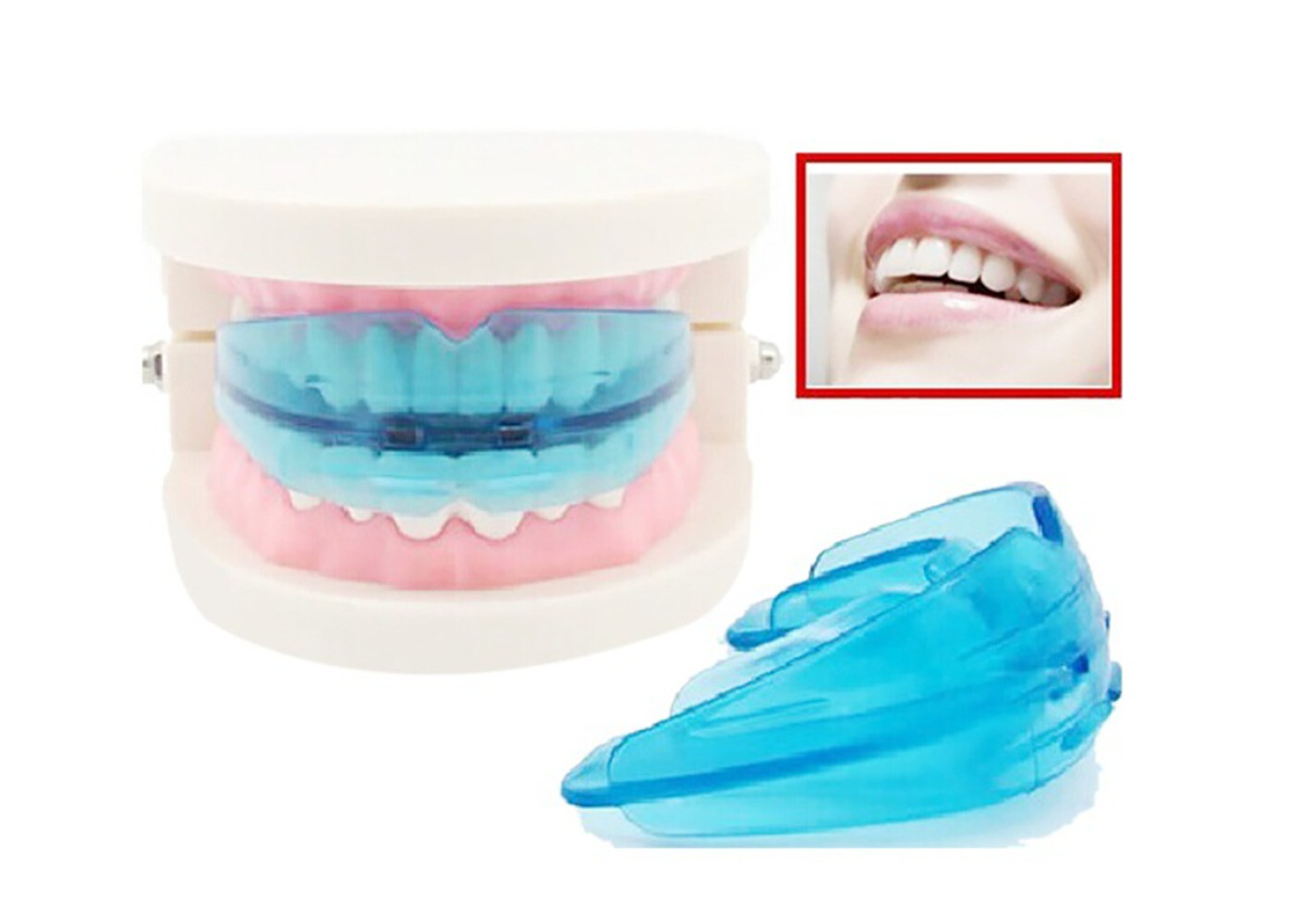 Silicone Dental Mouth Guard Bruxism Guard Night Teeth Tooth Grinding Sleep Aid