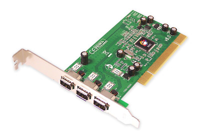 SIIG 3-Port FireWire IEEE 1394 PCI Adapter Card (NN-400012-S8)