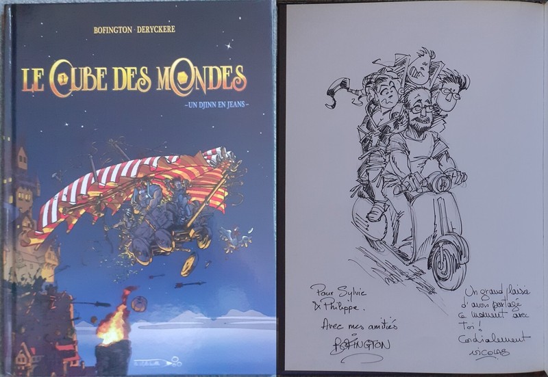 Bofington - Le Cube Des Mondes  1 - Bd Eo  + Belle Dedicace