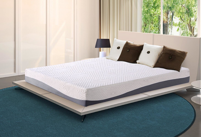Olee Sleep 10 inch Aquarius Memory Foam Mattress - Full, Gre