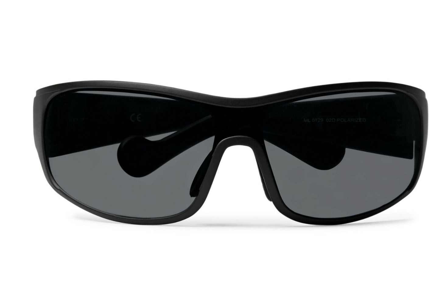Pre-owned Moncler Eyewear Sunglasses Shield Glasses Ski Mask Visor In Gray