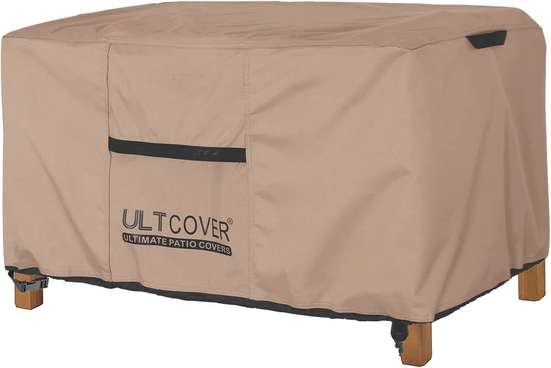 Patio Coffee Table Cover, Waterproof Rectangular Outdoor Small Side Table Cover