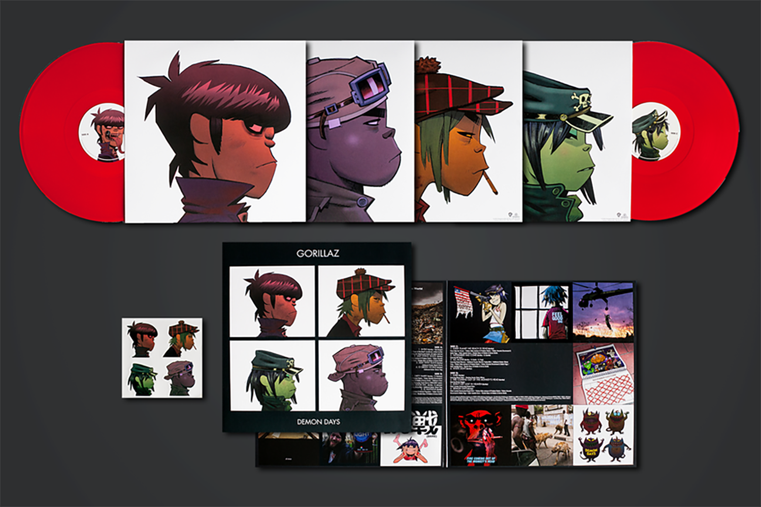 Gorillaz ‎– Demon Days Exclusive VMP Club Edition Red Colored 2x Vinyl LP 2021