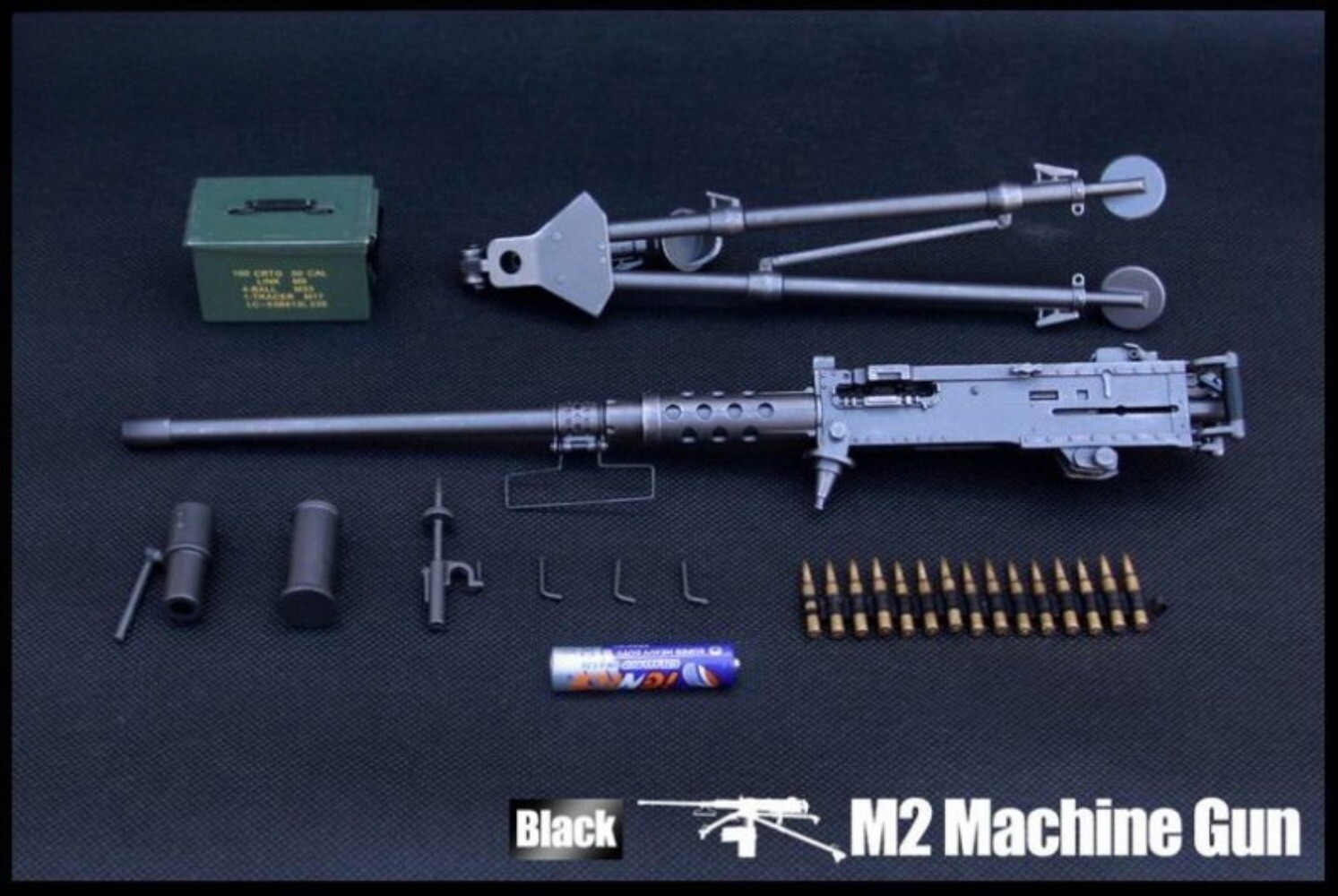 M2ヘビーマシンガンセット ソルジャー オブ ザ ワールド 1:6 Browning M2 Heavy Machine Gun 4d 1/6 Scale Gun Model Us