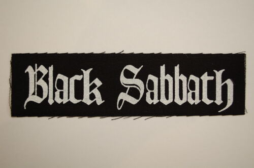 Black Sabbath Cloth Patch Sew On 6" X 1.5" Metal Rock Iron Maiden (CP137)