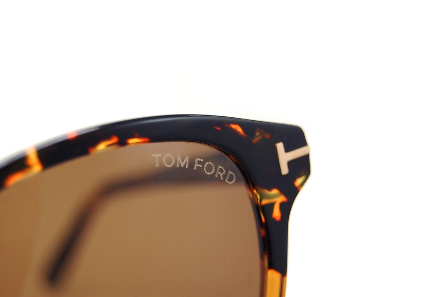 Pre-owned Tom Ford Jameson Mens Sunglasses Tf752 55e 52mm Soft Square Dark Havana Brown
