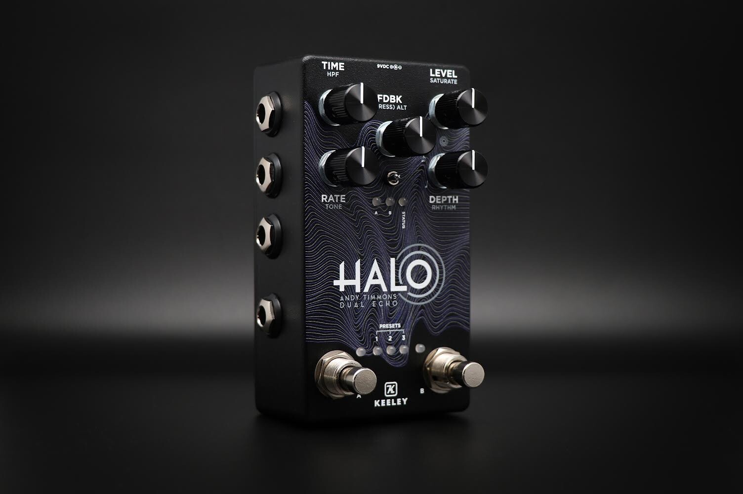 Keeley Halo Dual Delay Black Waves | eBay