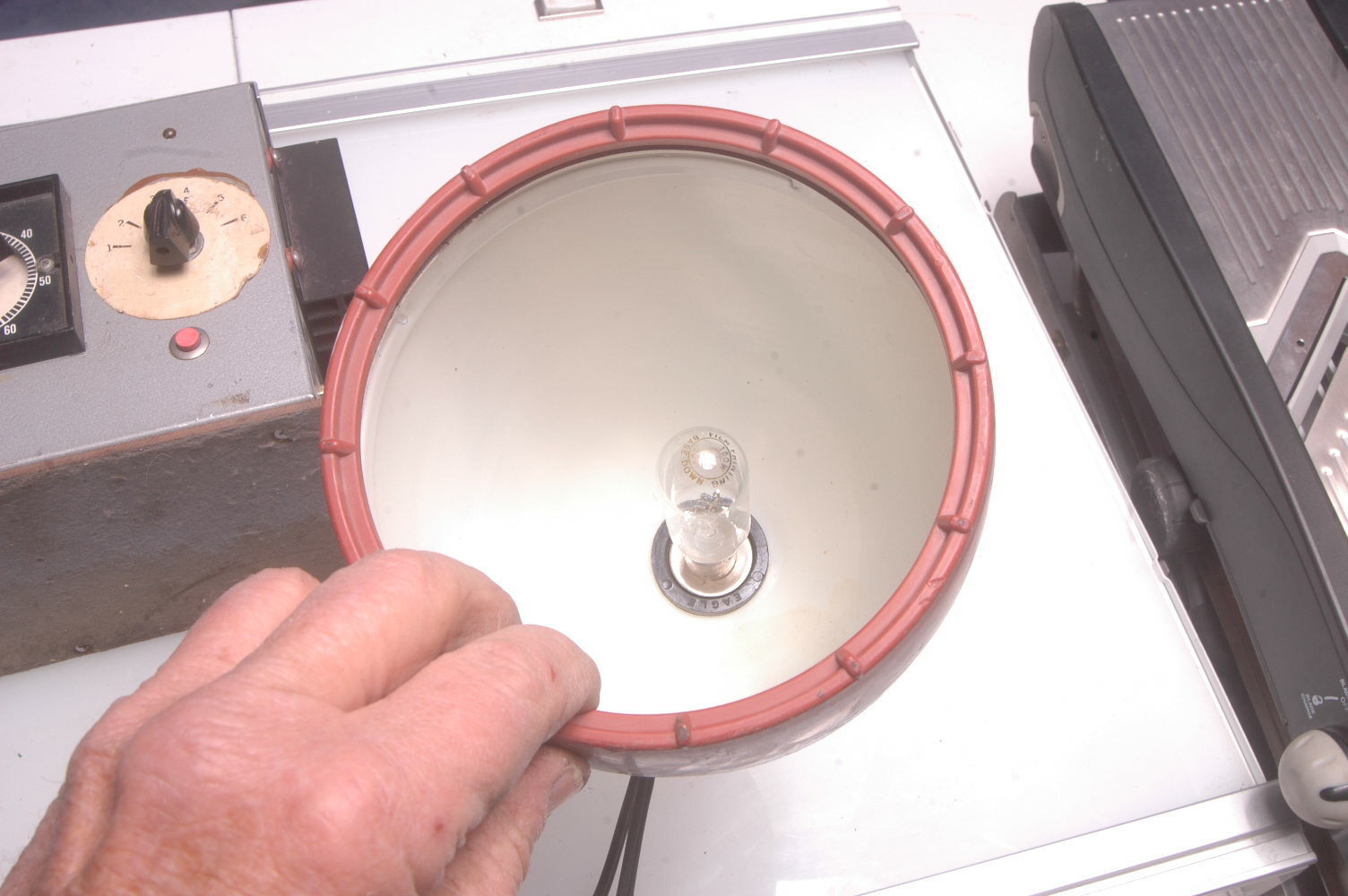 PT LIGHT SOURCE PRINTING LIGHT/TIMER  w  NEW BULB