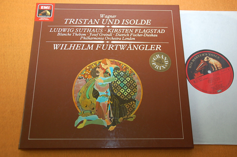 Furtwangler Wagner Tristan & Isolde German German Remastered Dmm Mono Emi 4lp Nm