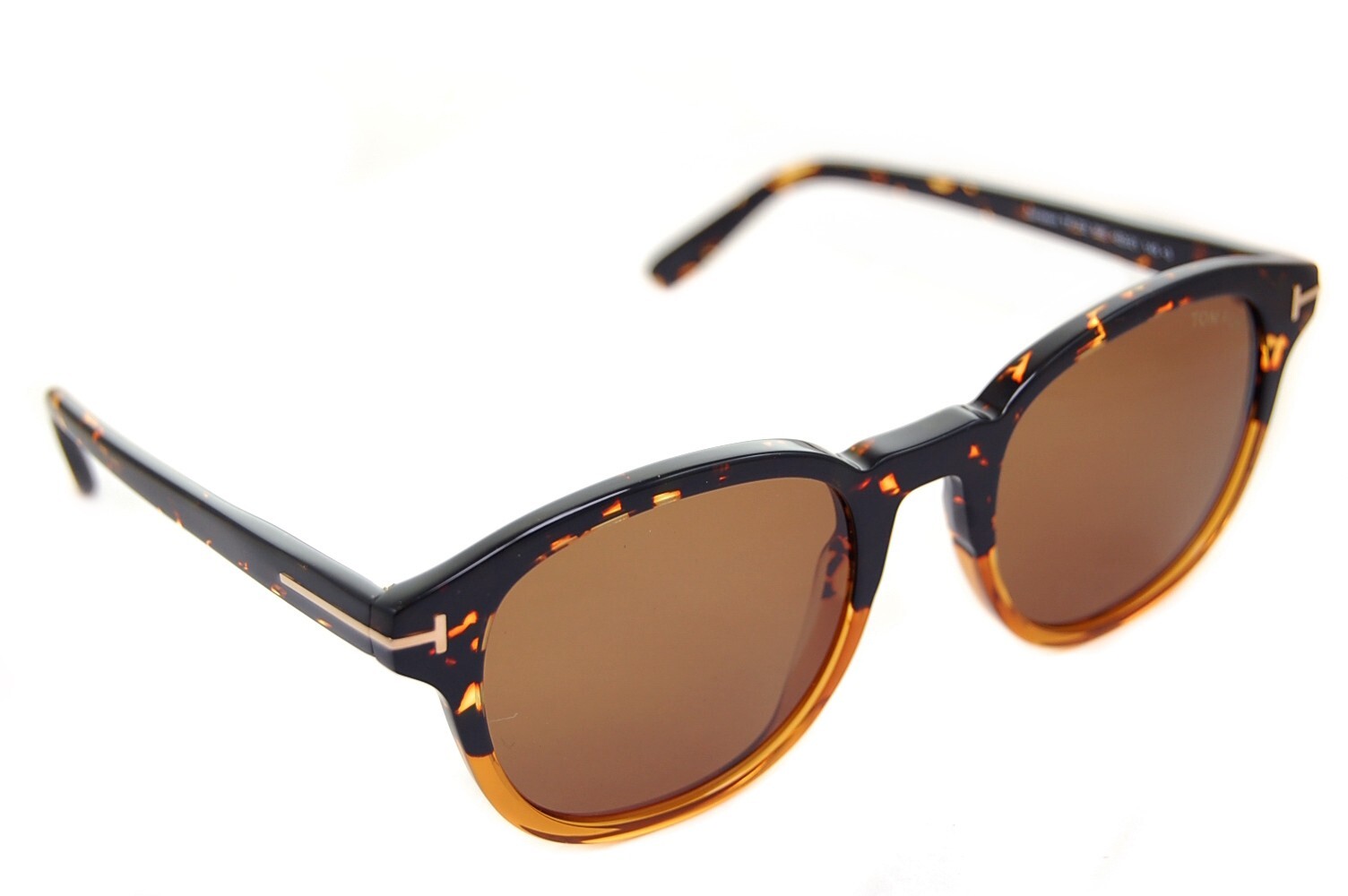 Pre-owned Tom Ford Jameson Mens Sunglasses Tf752 55e 52mm Soft Square Dark Havana Brown
