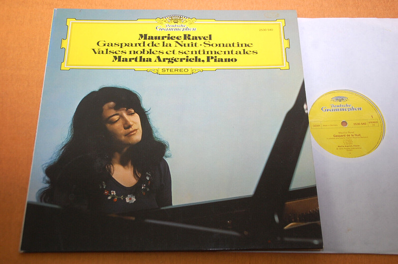 Argerich Ravel Gaspard De La Nuit Valses Nobles German Dgg Stereo 70s Nm