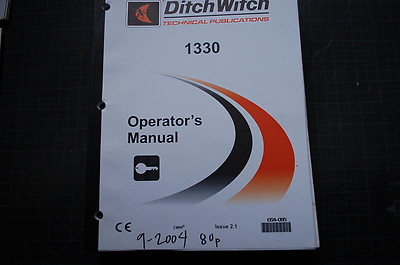 Manuals & Books - Ditch Witch