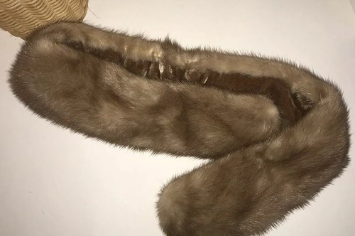 Real Vintage Fur Collar Brown 36
