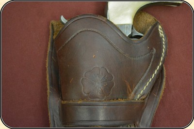 Left Hand - Double Loop Holster for 4 3/4 or 5 1/2 inch barrel for 1873 Colt