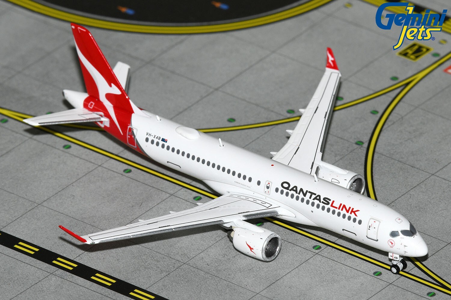 Qantas Link Airbus A220-300 VH-X4B GeminiJets GJQFA2284