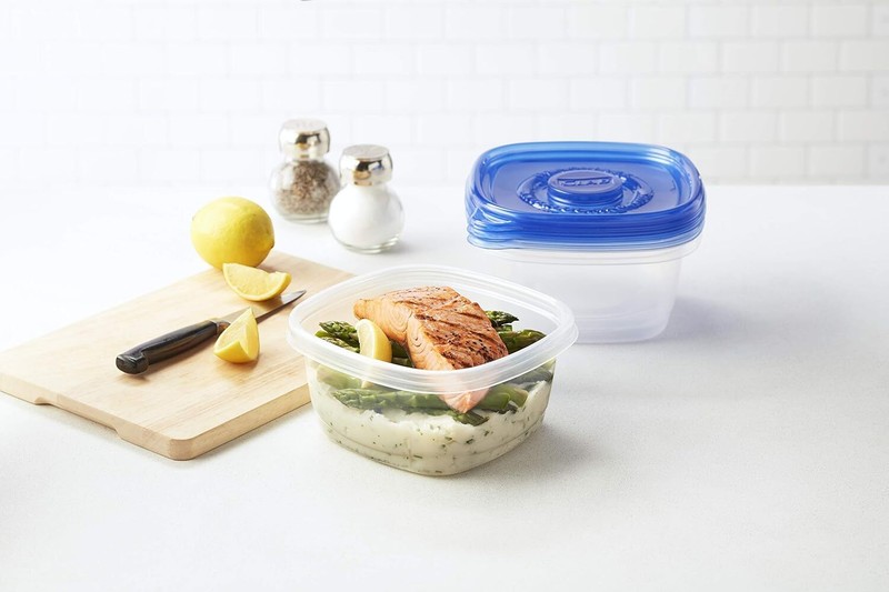 Glad Plastic Food Storage Containers, set of 3 - 42 Oz Pack, Meal Prep, Kitchen