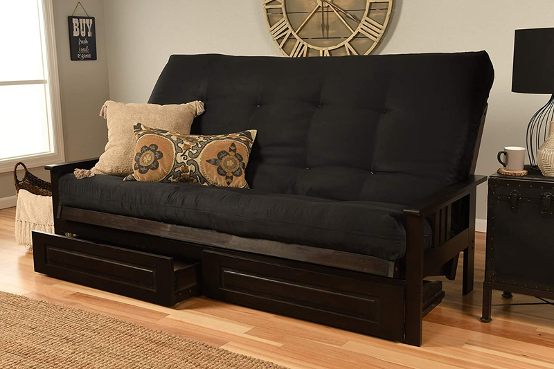 Innerspring Mattress Sofa Bed Wood Futo